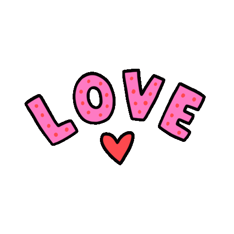 I Love You Hearts Sticker by Josie