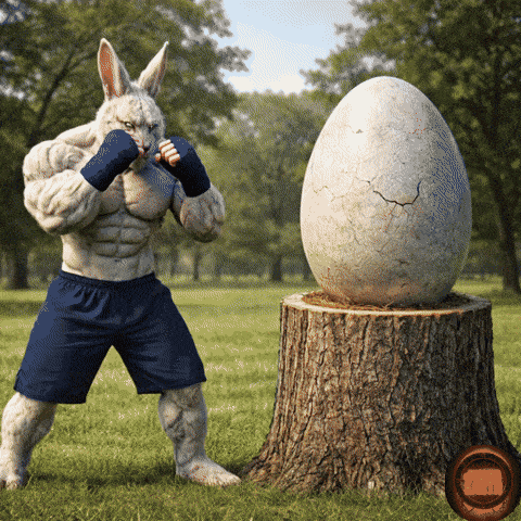 Shatter Easter Bunny GIF
