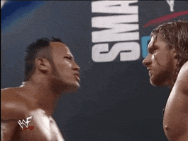 talking smack the rock GIF by WWE