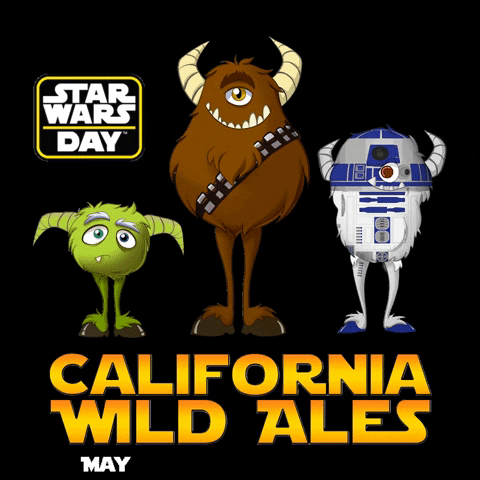 californiawildales star wars craft beer yoda jedi GIF
