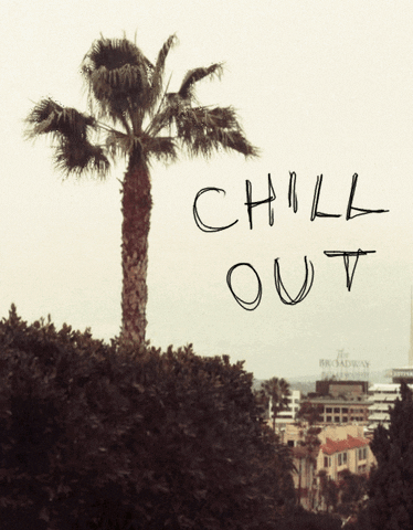 palm trees chill GIF