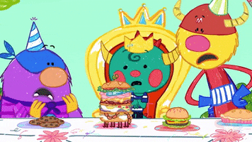 fast food birthday GIF by Super Simple