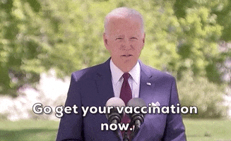 Joe Biden Vaccine GIF by GIPHY News