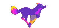 Animation Running Sticker by VJ Suave