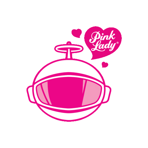 Pink Lady Heart Sticker by IAmGlaxon