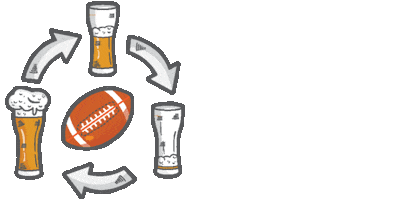 Football und Weizen Sticker