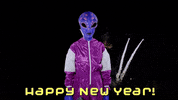 Happy New Year Aliens GIF by GIPHY Studios 2021