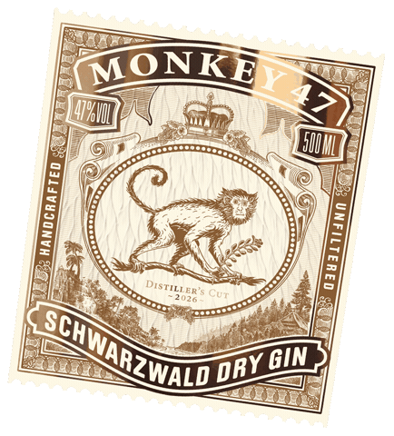 Monkey 47 Sticker by Monkey 47 Schwarzwald Gin