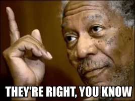 Pointing Up Morgan Freeman GIF