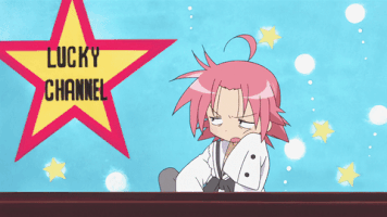 Scratching Lucky Star GIF