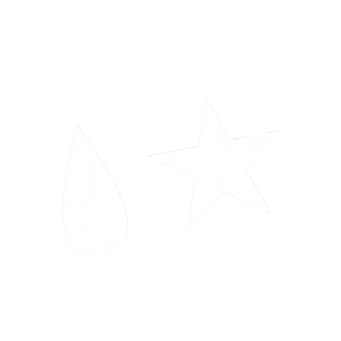 Star Teardrop Sticker by NAATIONS_