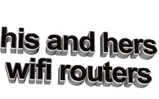 Wifi Routers Sticker by AnimatedText