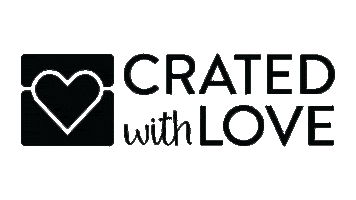 Crated with Love Sticker