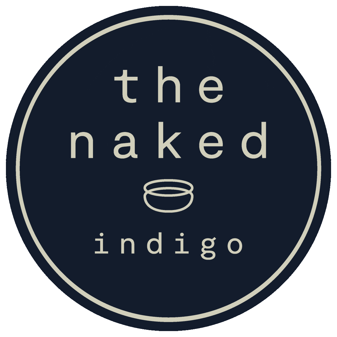 the naked indigo Sticker