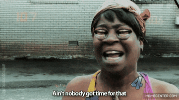 aint nobody got time for that GIF