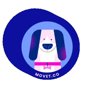 Dog Pet Sticker by Movet