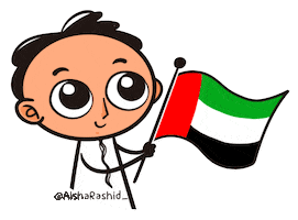 United Arab Emirates Art Sticker by Aisharashid_