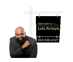 Luis Arroyo Sticker by Shila Ghademi Realtor