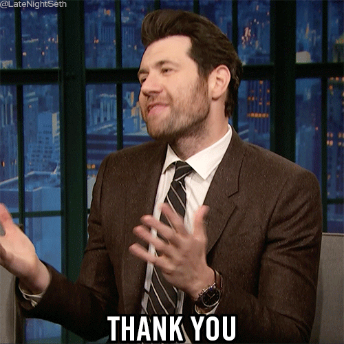 seth meyers thank you GIF by Late Night with Seth Meyers