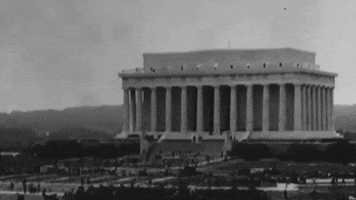 Lincoln Memorial Vintage GIF by US National Archives