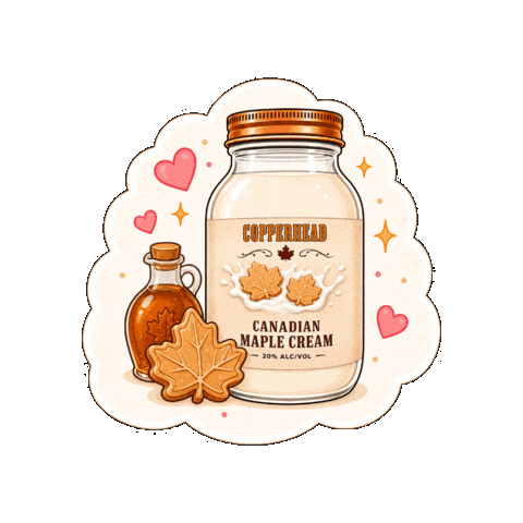 Canadian Love Sticker by CopperheadDistillery