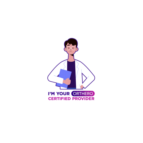 Orthero Clear Aligners Sticker