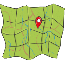 Travel Map Sticker by camping wagner