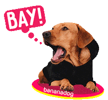 Dog Sticker by BANANADOG
