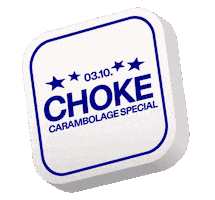 Choke Exil Sticker by EXILCLUB