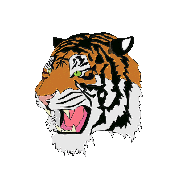 tiger roar gif