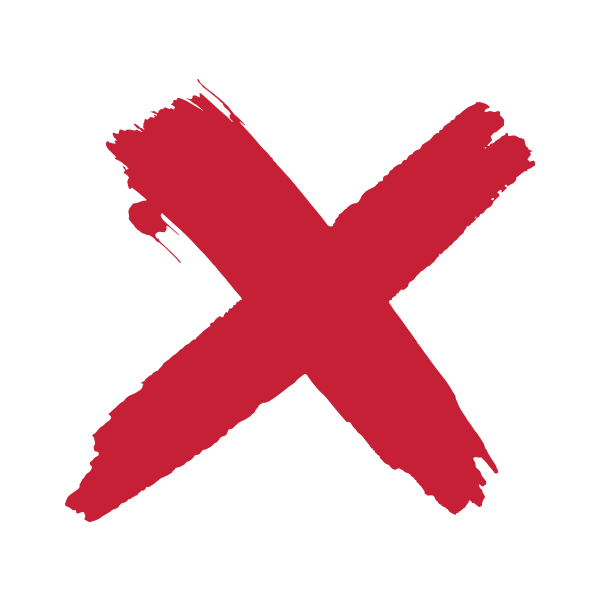 End It Red X Sticker by End It Movement