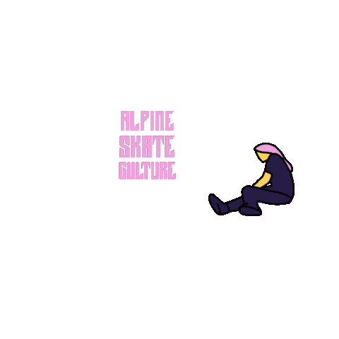 Alpine Skate Culture Sticker