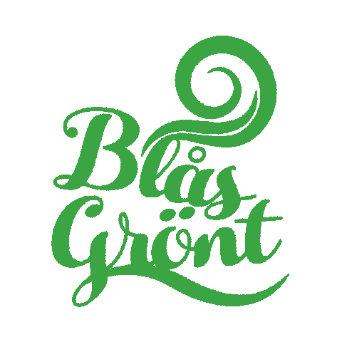 Blås Grönt Sticker by Luleå Sweden