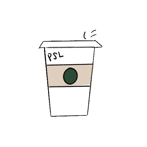 Coffee Fall Sticker