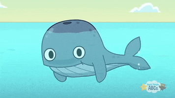 #supersimplelearning #supersimpleabcs #whale #cute GIF by Super Simple
