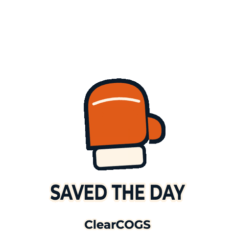 Winning Food Service Sticker by ClearCOGS