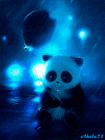 Sad Panda animated GIF