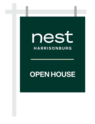 Open House Nest Realty Sticker by Nest Realty Harrisonburg