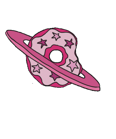 Stars Donut Sticker