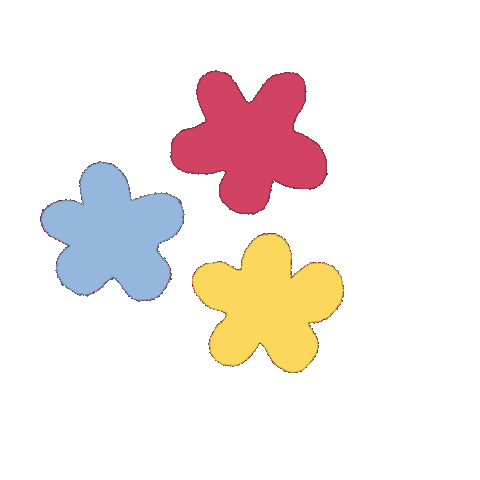 Flowers Joy Sticker