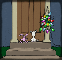Christmas Lights GIF by Chippy the Dog