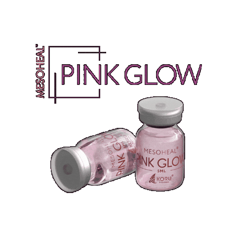 Pink Glow Sticker by Koru Pharma