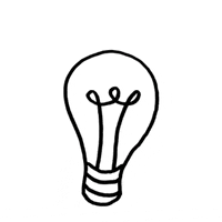 idea lightbulb GIF by Julie Smith Schneider
