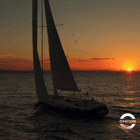 sunset sailing GIF by Ovation TV