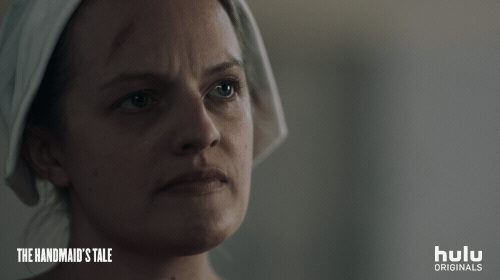 Handmaids Tale Elizabeth Moss GIF by HULU