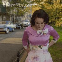 Prime Video Reaction GIF by The Marvelous Mrs. Maisel