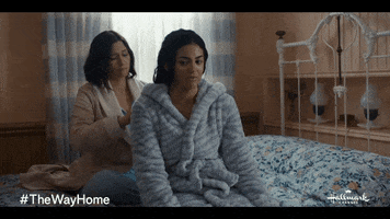 Mother And Daughter Brushing Hair GIF by Hallmark Channel