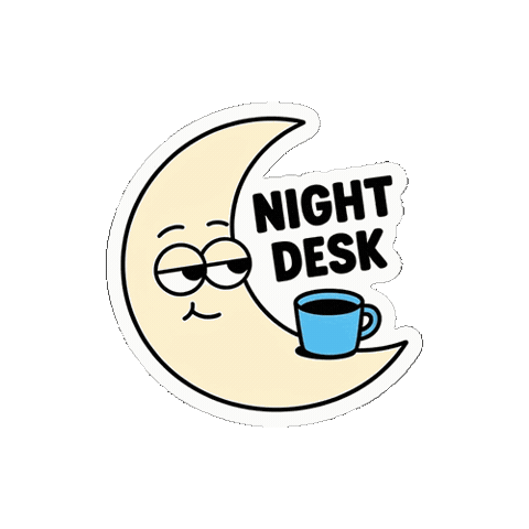 Late Night Sticker Sticker by Long Story Short