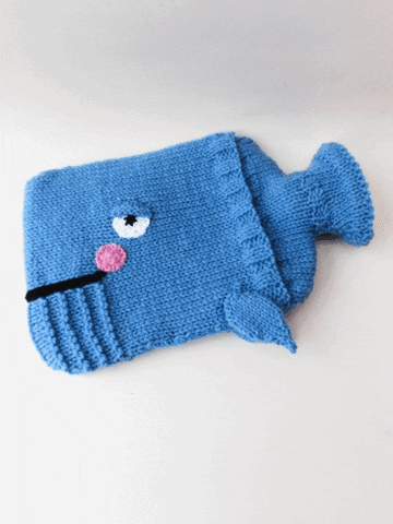 Blue Whale Swimming GIF by TeaCosyFolk