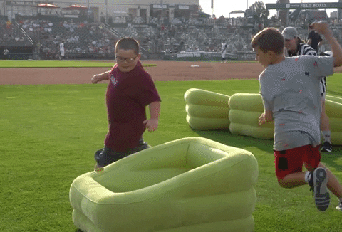 Happy Game Time GIF by Fort Wayne TinCaps - Find & Share on GIPHY
